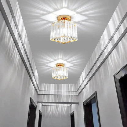 Lustre de Cristal Modelo Prisma