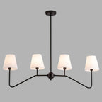 Lustre Industrial de Ferro Forjado com Estilo Moderno