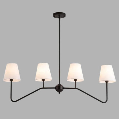 Lustre Industrial de Ferro Forjado com Estilo Moderno