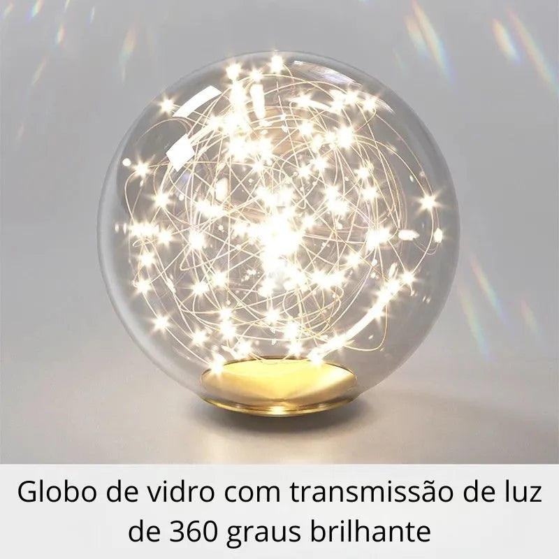 Lustre LED Pingente de Luxo para Decoração Moderna