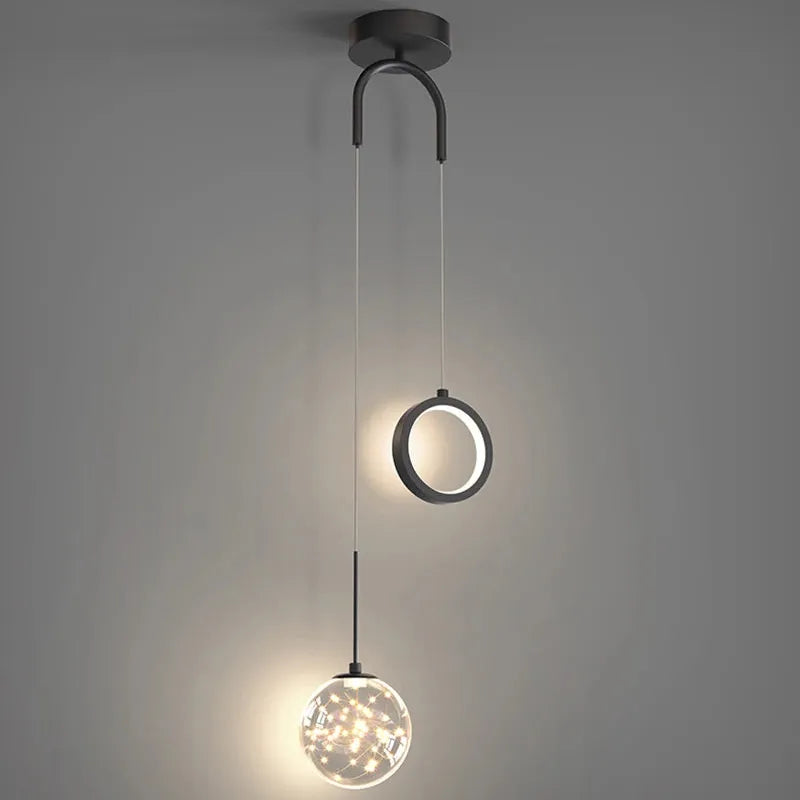 Lustre LED Pingente de Luxo para Decoração Moderna