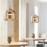Lustre Moderno de Vidro Luxo LED Nordic