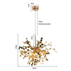 Lustre Pendente Moderno LED Fireworks