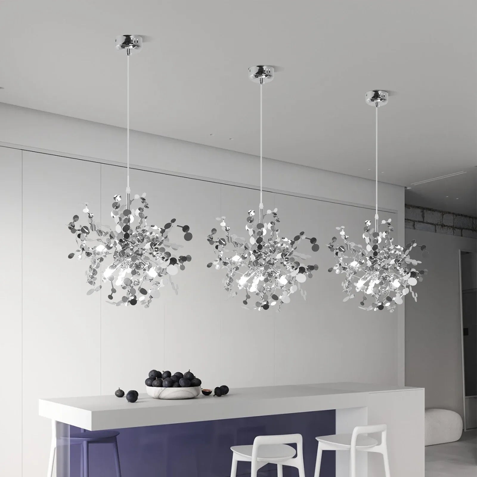 Lustre Pendente Moderno LED Fireworks
