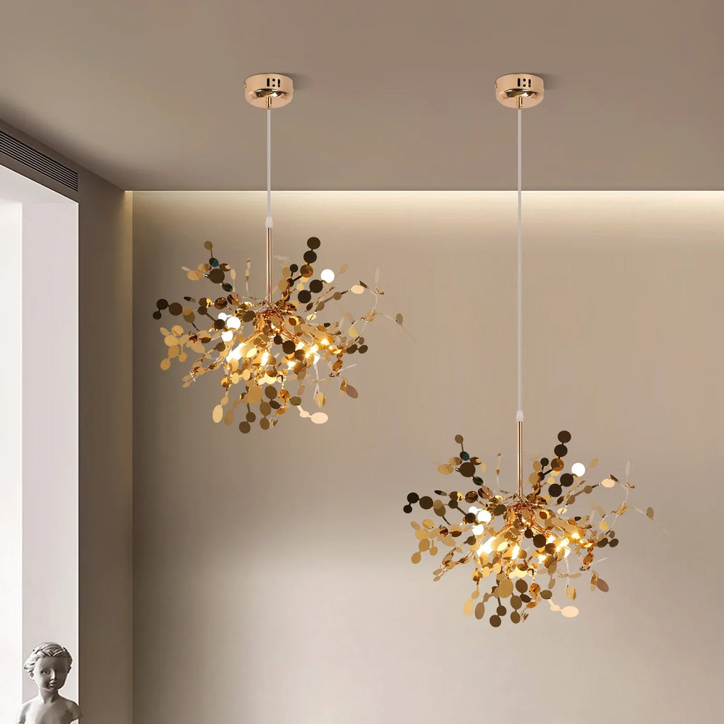 Lustre Pendente Moderno LED Fireworks