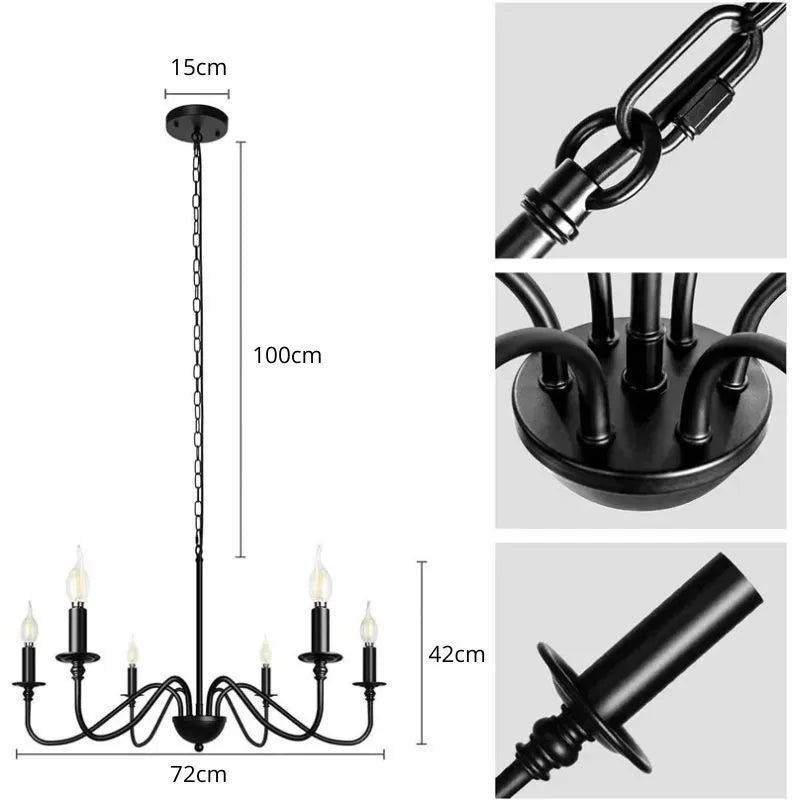 Lustre Pendente Vintage Loft