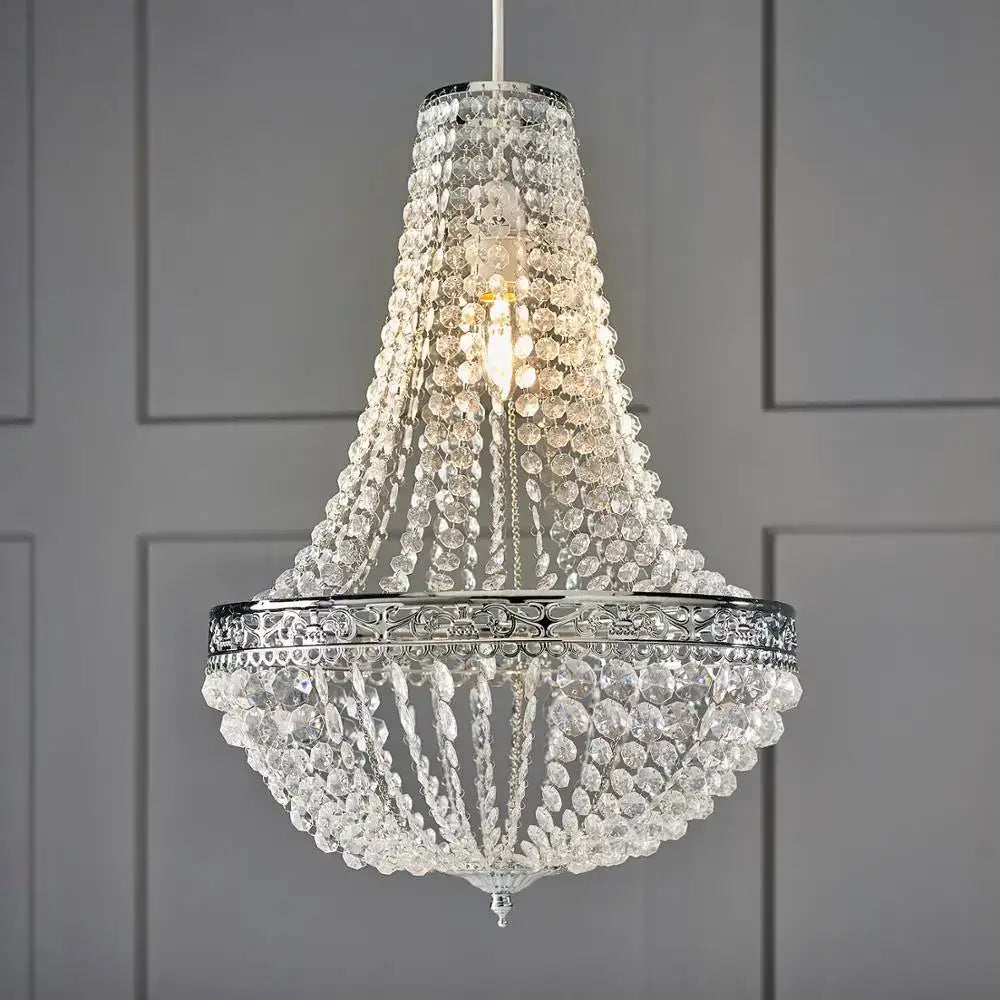 Lustre Vintage Charlotte Cristal