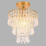 Lustre de Cristal Luxuoso com 3 Camadas