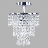 Lustre de Cristal Luxuoso com 3 Camadas