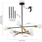 Lustre de Teto Minimalista Estocolmo