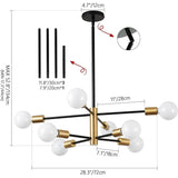 Lustre de Teto Minimalista Estocolmo