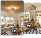 Lustre de Teto Vime Artesanal