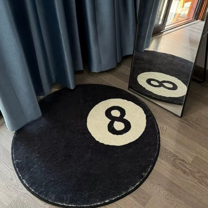 Tapete Redondo Modelo Bilhar