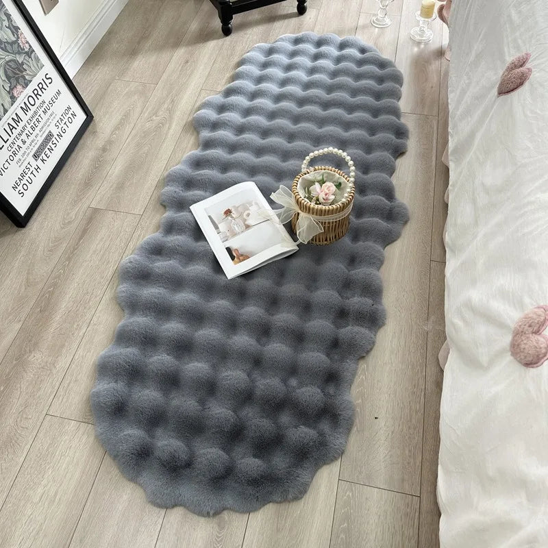 Tapete Quarto Macio Modelo Nuvem