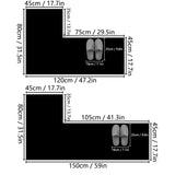 Tapete de Banheiro Modelo Confort Wave