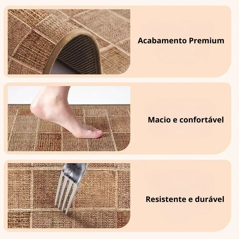 Tapete de Cozinha Modelo Vintage Cook