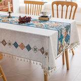 Toalha_de_Mesa_Boemia_Argyle_com_Borlas_Bege_2