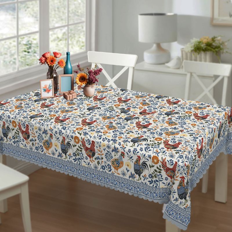 Toalha_de_Mesa_Farm_House_com_Galo_e_Flores_2