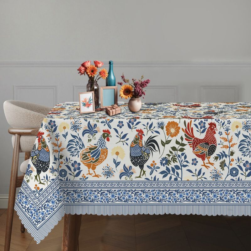 Toalha_de_Mesa_Farm_House_com_Galo_e_Flores_3