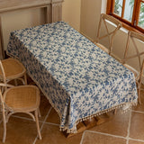 Toalha_de_Mesa_Floral_Azul_Estilo_Linho_com_Franjas_3