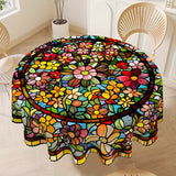 Toalha_de_Mesa_Floral_Vibrante_Mandarim_1