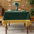 Toalha_de_Mesa_Veludo_Verde_Luxo_com_Borlas_3
