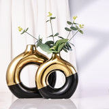 Vaso_Decorativo_de_Ceramica_Preto_e_Dourado_Luxo_1