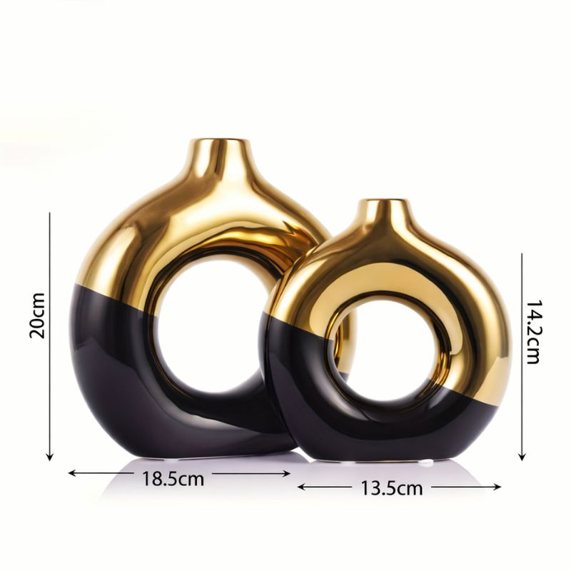 Vaso_Decorativo_de_Ceramica_Preto_e_Dourado_Luxo_6