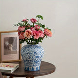 Vaso_Decorativo_de_Ceramica_Vintage_Azul_e_Branco_3